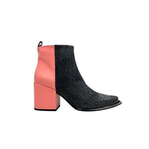 Borbonese Pink Genuine Leather Women Women's Boot